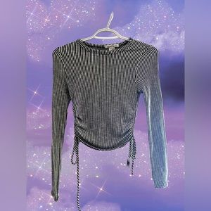 Long sleeve striped top